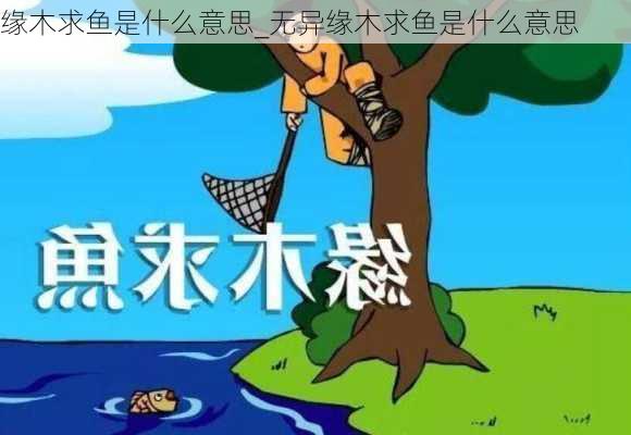 缘木求鱼是什么意思_无异缘木求鱼是什么意思