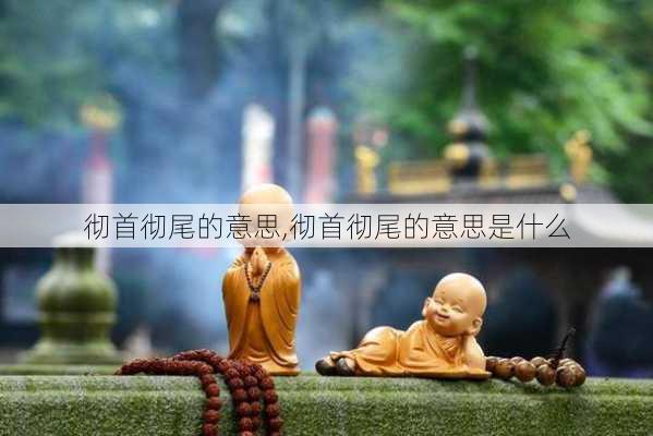 彻首彻尾的意思,彻首彻尾的意思是什么